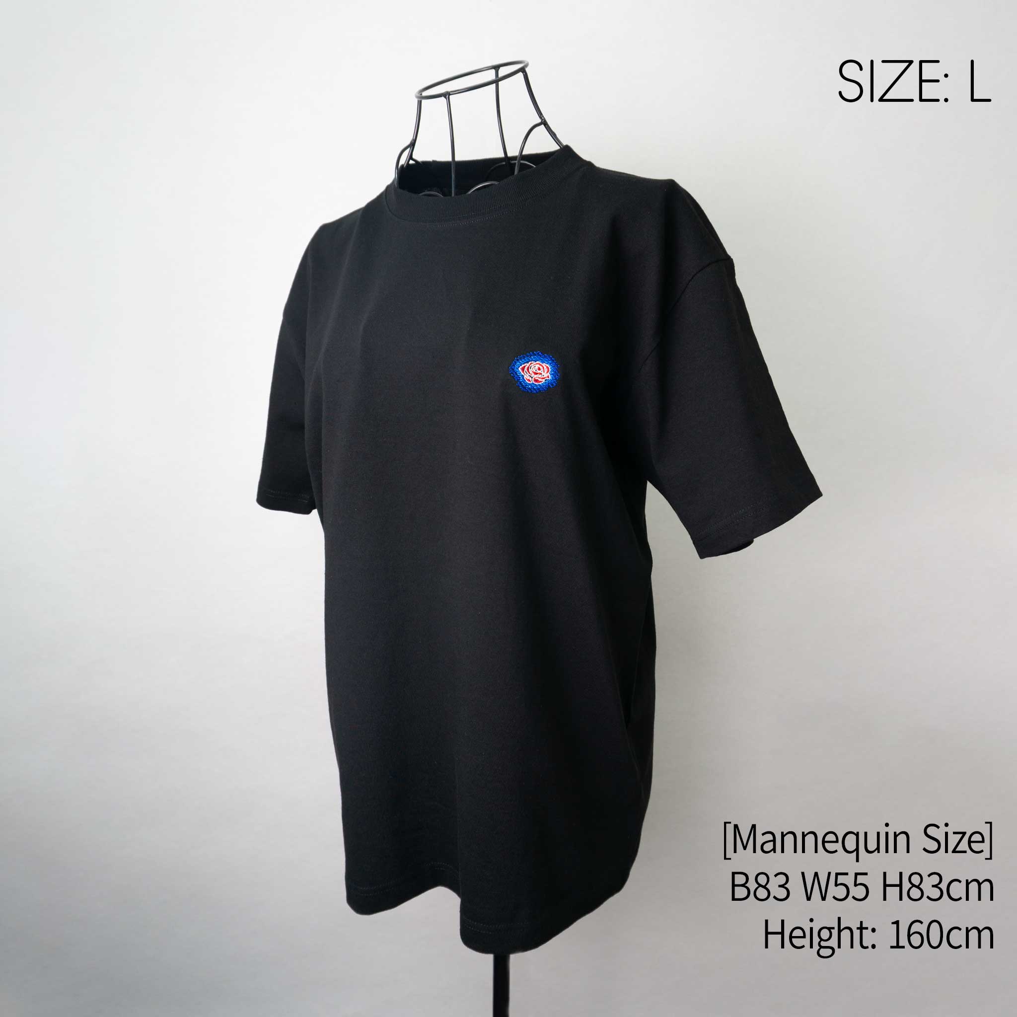 大人可愛い！薔薇マークTシャツ