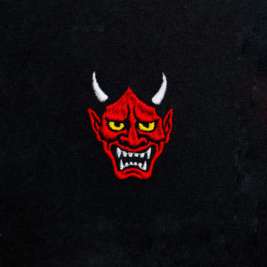 イキリ刺繍Tシャツ（般若）