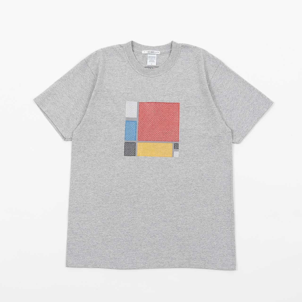 刺繍Tシャツ（Mondrian）